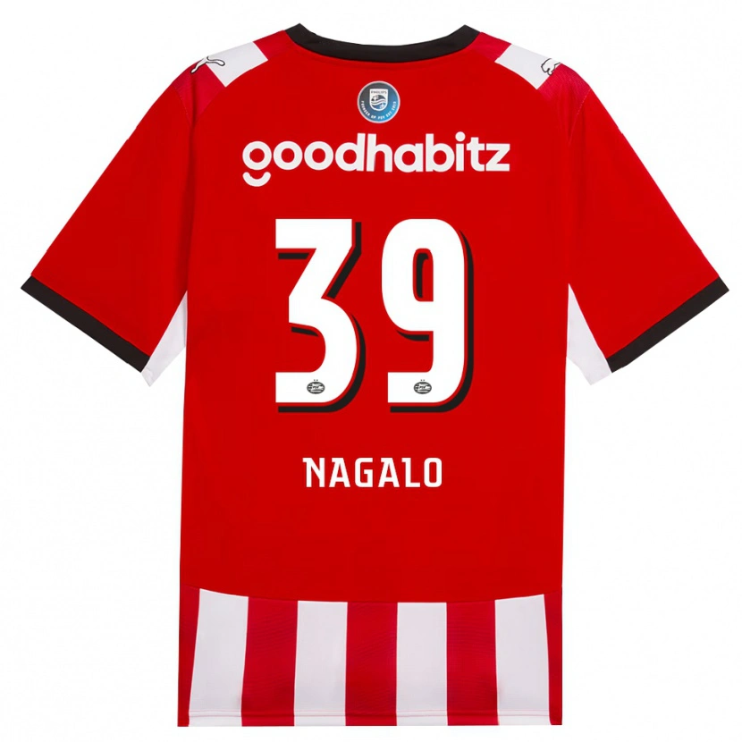 Danxen Heren Adamo Nagalo #39 Rood Wit Zwart Thuisshirt Thuistenue 2026/27 T-Shirt