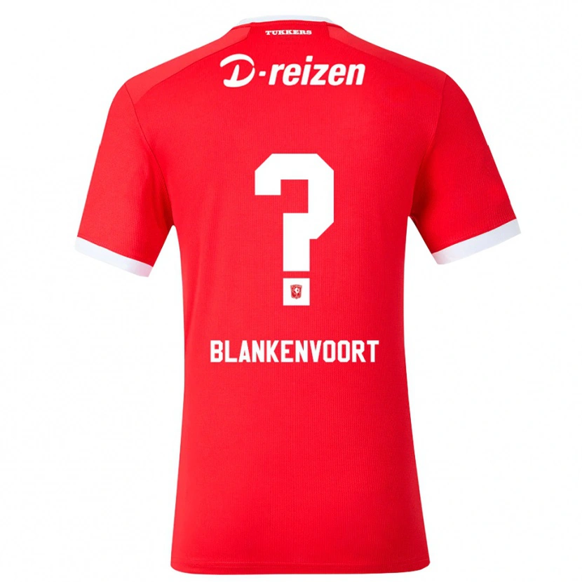 Danxen Heren Rens Blankenvoort #0 Rood Wit Thuisshirt Thuistenue 2026/27 T-Shirt