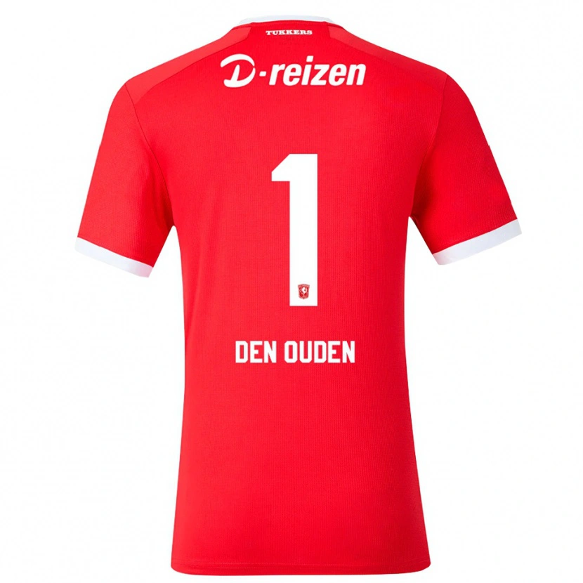 Danxen Heren Jim Den Ouden #1 Rood Wit Thuisshirt Thuistenue 2026/27 T-Shirt