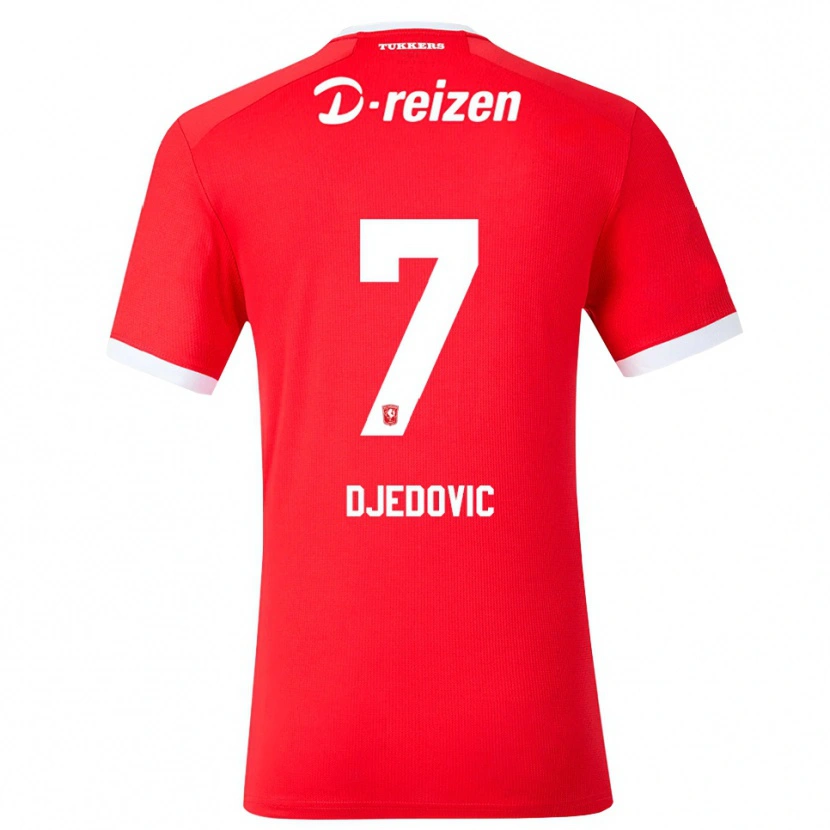 Danxen Heren Seldin Djedovic #7 Rood Wit Thuisshirt Thuistenue 2026/27 T-Shirt