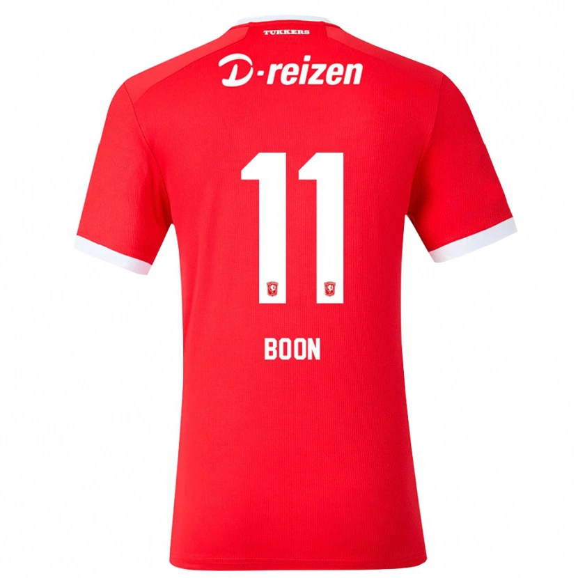 Danxen Heren Damian Boon #11 Rood Wit Thuisshirt Thuistenue 2026/27 T-Shirt