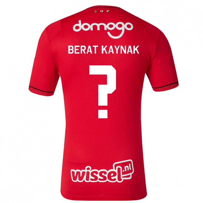 Danxen Heren Ensar Berat Kaynak #0 Rood Wit Zwart Thuisshirt Thuistenue 2026/27 T-Shirt
