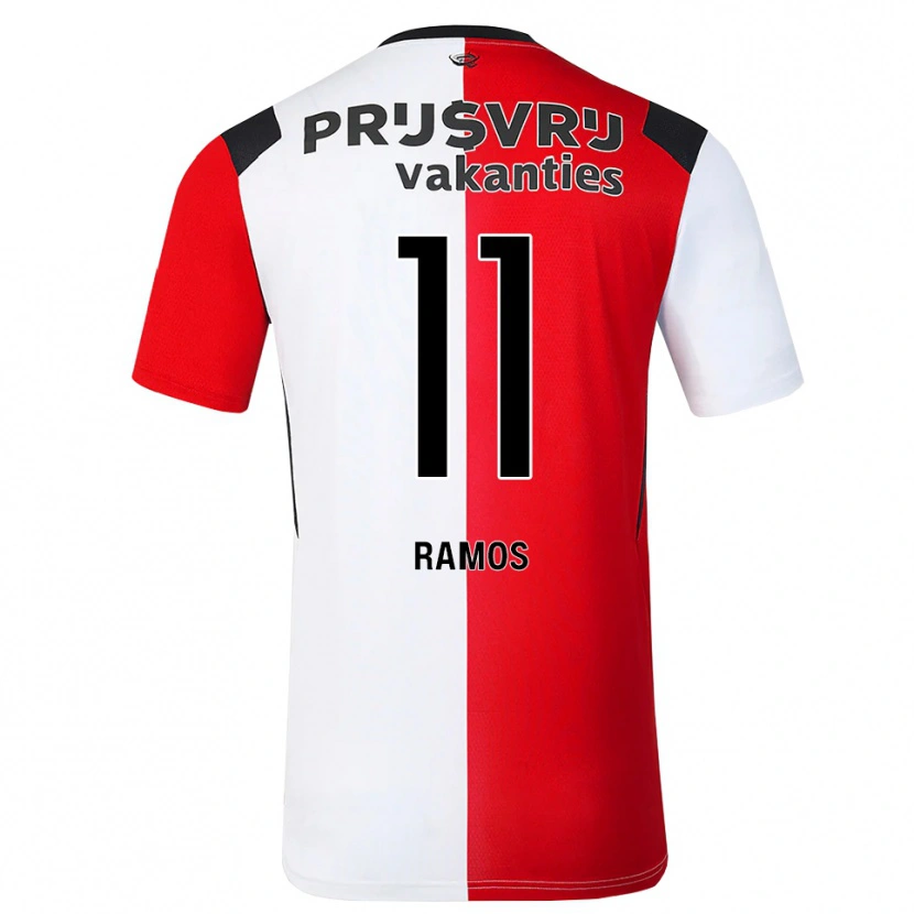 Danxen Heren Dimayro Ramos #11 Rood Wit Zwart Thuisshirt Thuistenue 2026/27 T-Shirt