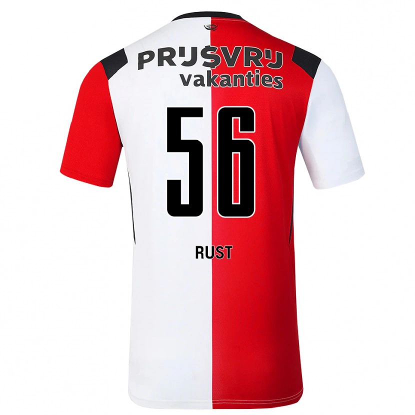 Danxen Heren Fabiano Rust #56 Rood Wit Zwart Thuisshirt Thuistenue 2026/27 T-Shirt