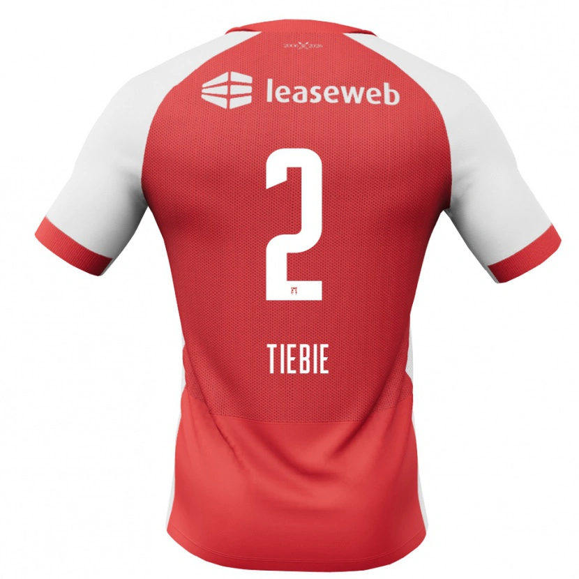 Danxen Heren Job Tiebie #2 Rood Wit Zwart Thuisshirt Thuistenue 2026/27 T-Shirt