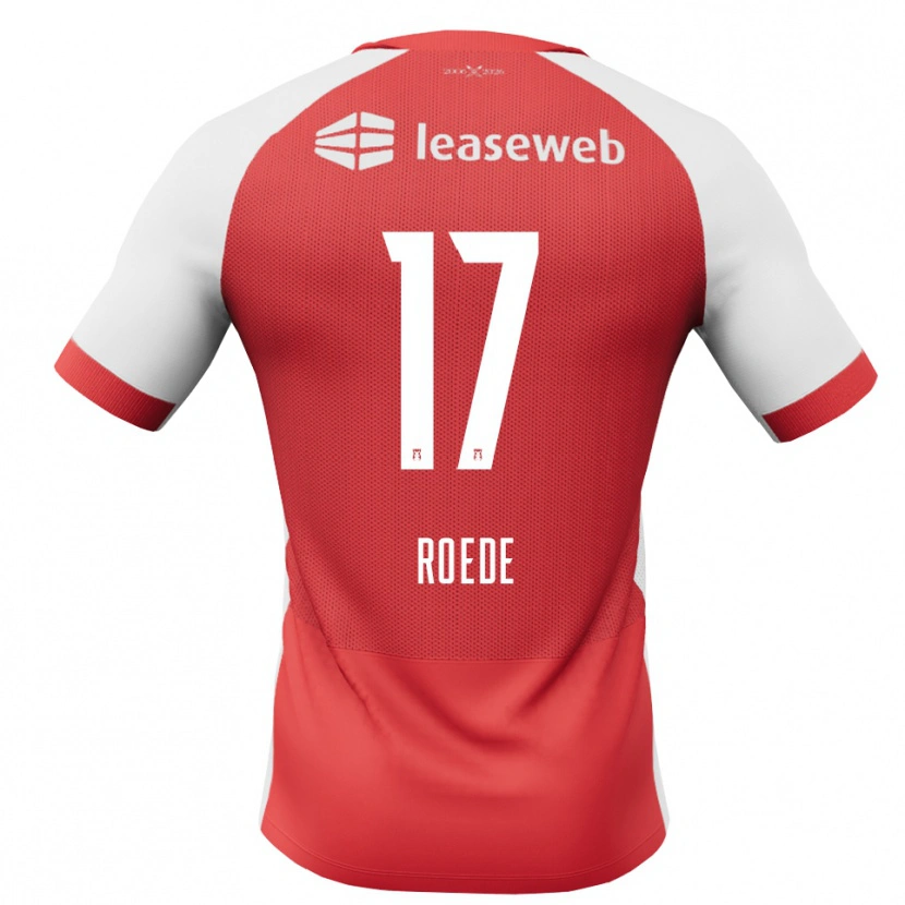 Danxen Heren Melle Roede #17 Rood Wit Zwart Thuisshirt Thuistenue 2026/27 T-Shirt