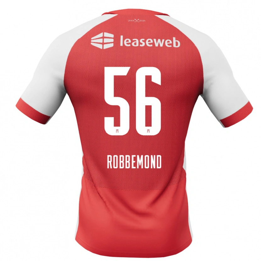Danxen Heren Rio Robbemond #56 Rood Wit Zwart Thuisshirt Thuistenue 2026/27 T-Shirt