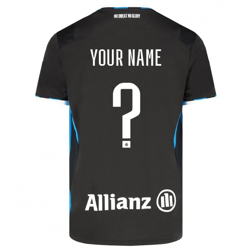 Danxen Heren Uw Naam #0 Zwart Rood Blauw Thuisshirt Thuistenue 2026/27 T-Shirt