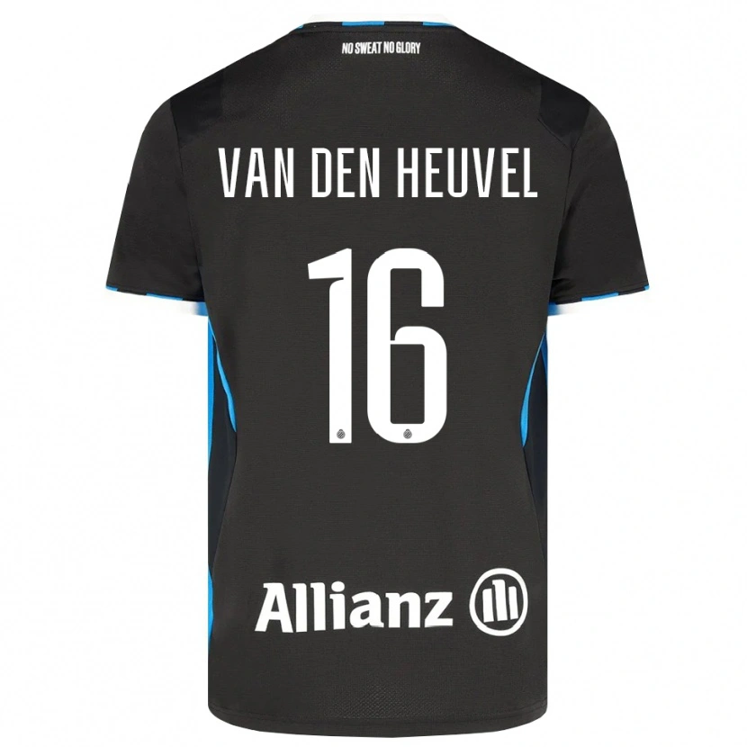Danxen Heren Dani Van Den Heuvel #16 Zwart Rood Blauw Thuisshirt Thuistenue 2026/27 T-Shirt