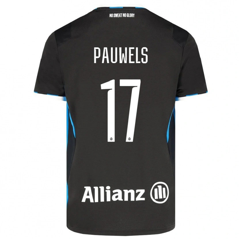 Danxen Heren Fleur Pauwels #17 Zwart Rood Blauw Thuisshirt Thuistenue 2026/27 T-Shirt
