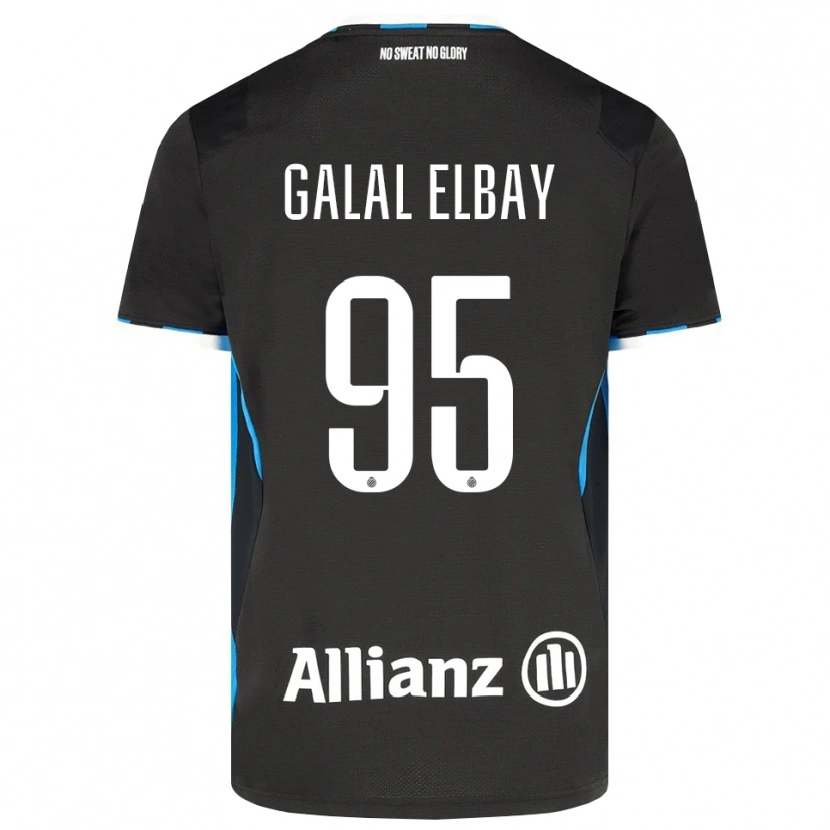 Danxen Heren Mohamed Galal Elbay #95 Zwart Rood Blauw Thuisshirt Thuistenue 2026/27 T-Shirt