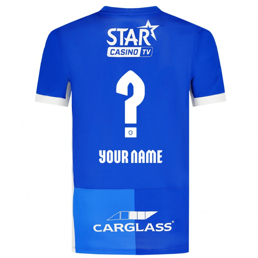 Danxen Heren Uw Naam #0 Mediumblauw Koninklijkblauw Wit Thuisshirt Thuistenue 2026/27 T-Shirt