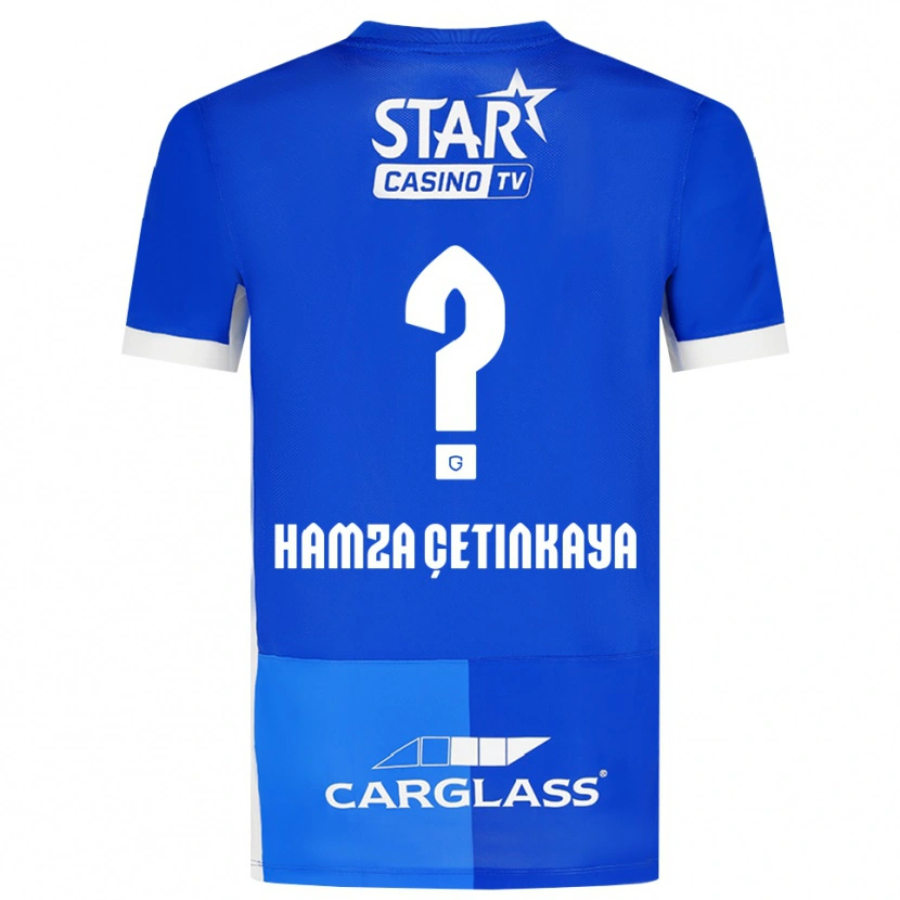 Danxen Heren Ayaz Hamza Çetinkaya #0 Mediumblauw Koninklijkblauw Wit Thuisshirt Thuistenue 2026/27 T-Shirt