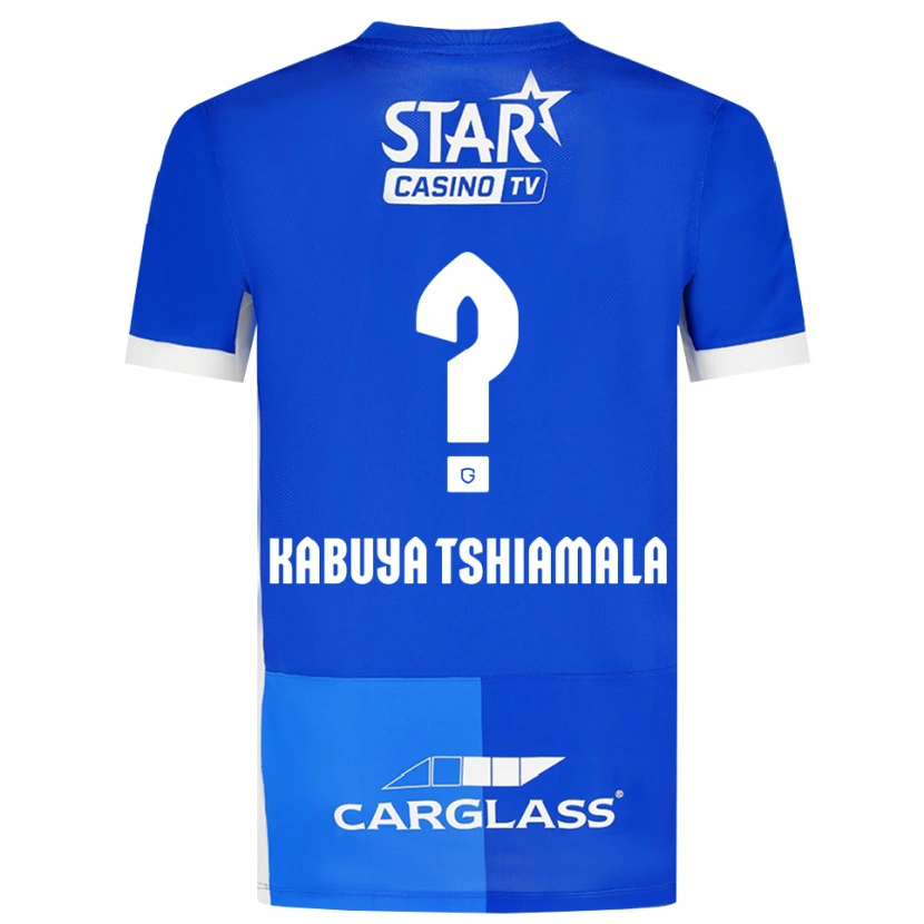 Danxen Heren Lino Kabuya Tshiamala #0 Mediumblauw Koninklijkblauw Wit Thuisshirt Thuistenue 2026/27 T-Shirt