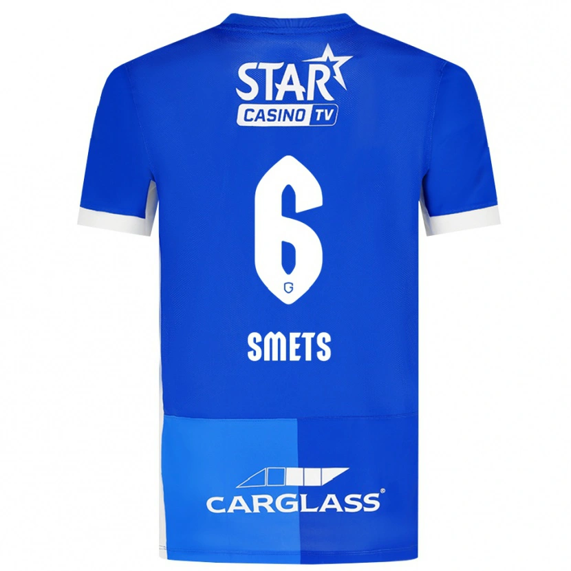 Danxen Heren Matte Smets #6 Mediumblauw Koninklijkblauw Wit Thuisshirt Thuistenue 2026/27 T-Shirt