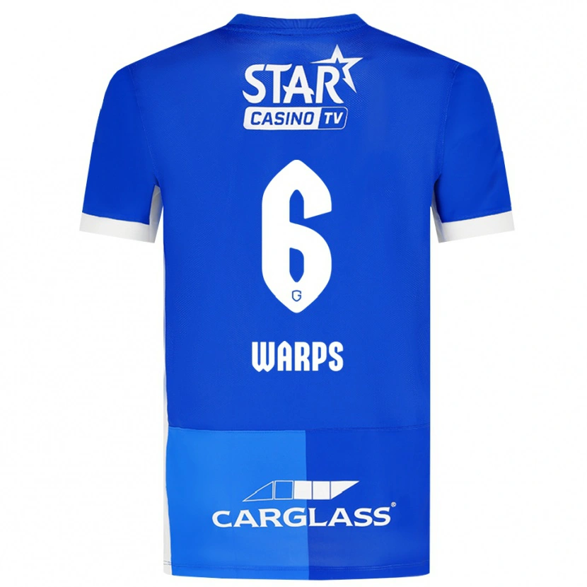 Danxen Heren Isa Warps #6 Mediumblauw Koninklijkblauw Wit Thuisshirt Thuistenue 2026/27 T-Shirt