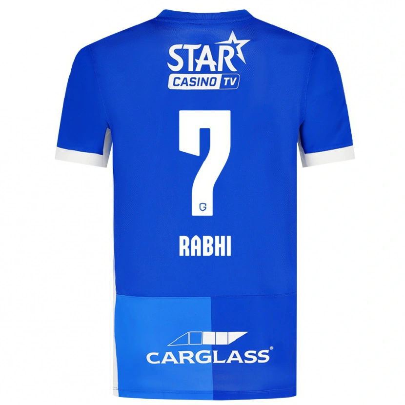 Danxen Heren Ayman Rabhi #7 Mediumblauw Koninklijkblauw Wit Thuisshirt Thuistenue 2026/27 T-Shirt