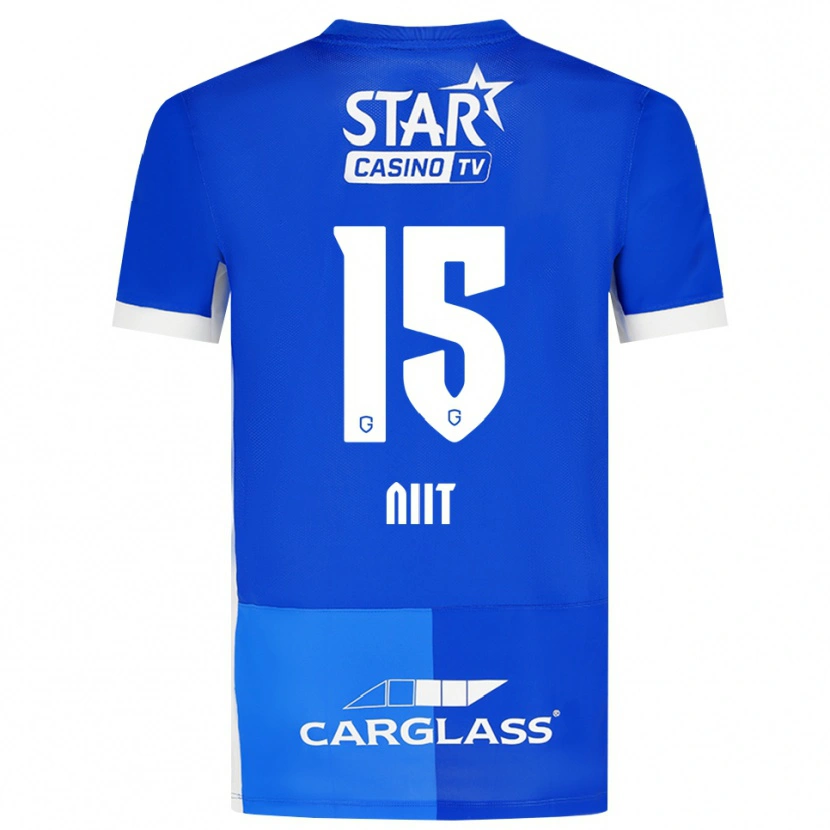 Danxen Heren Eva-Maria Niit #15 Mediumblauw Koninklijkblauw Wit Thuisshirt Thuistenue 2026/27 T-Shirt