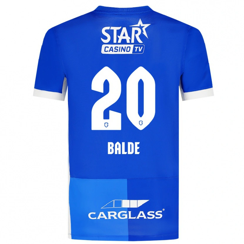 Danxen Heren Thierno Balde #20 Mediumblauw Koninklijkblauw Wit Thuisshirt Thuistenue 2026/27 T-Shirt