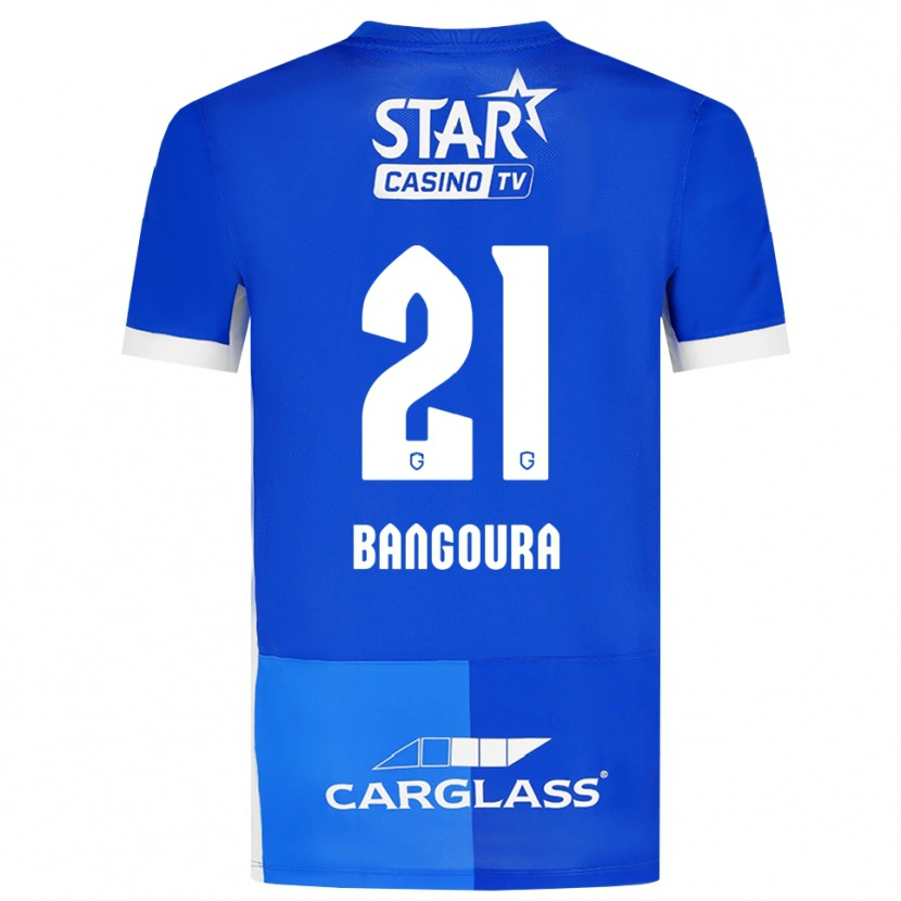 Danxen Heren Ibrahima Sory Bangoura #21 Mediumblauw Koninklijkblauw Wit Thuisshirt Thuistenue 2026/27 T-Shirt