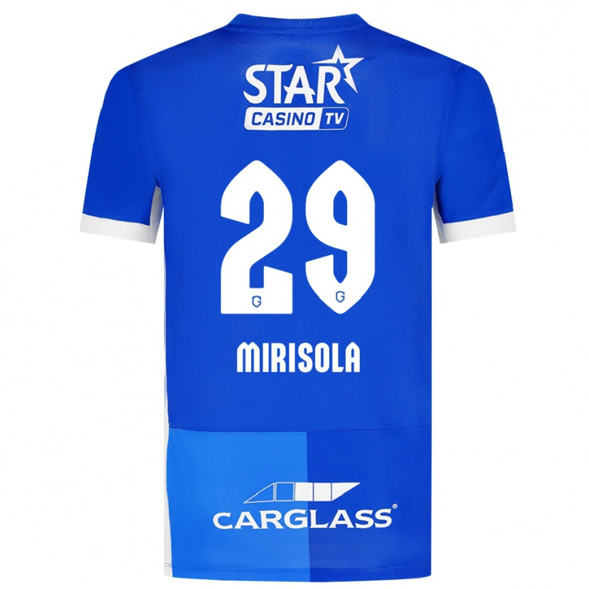 Danxen Heren Robin Mirisola #29 Mediumblauw Koninklijkblauw Wit Thuisshirt Thuistenue 2026/27 T-Shirt