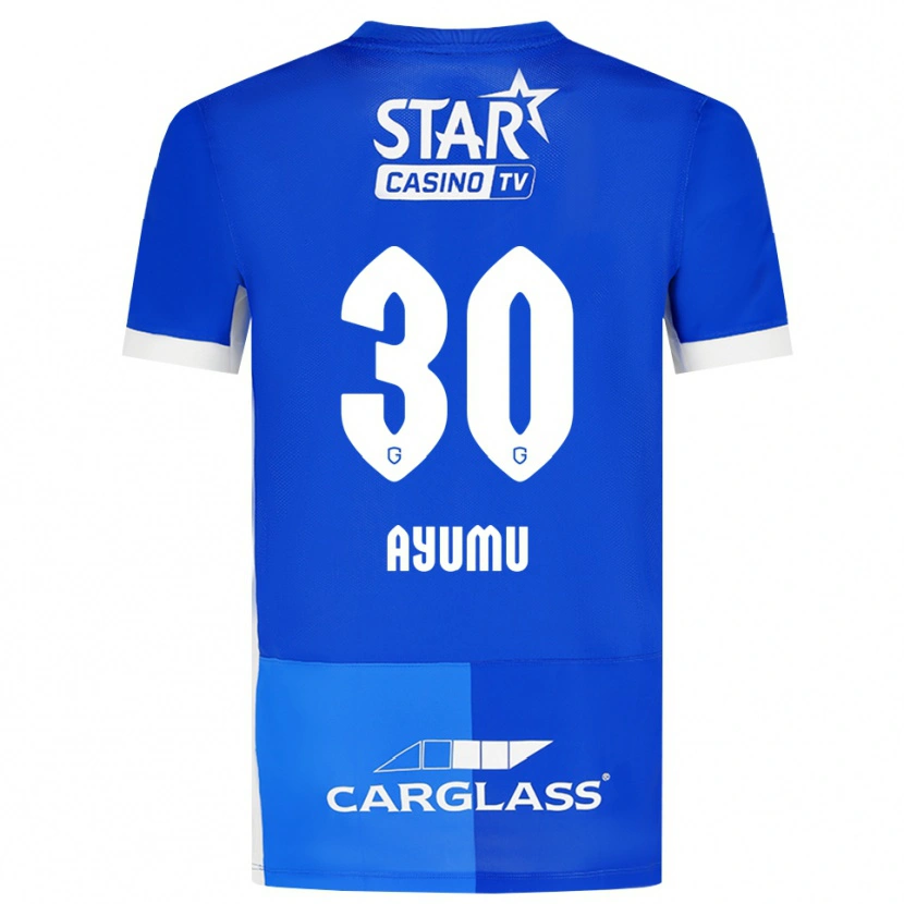 Danxen Heren Ayumu Yokoyama #30 Mediumblauw Koninklijkblauw Wit Thuisshirt Thuistenue 2026/27 T-Shirt