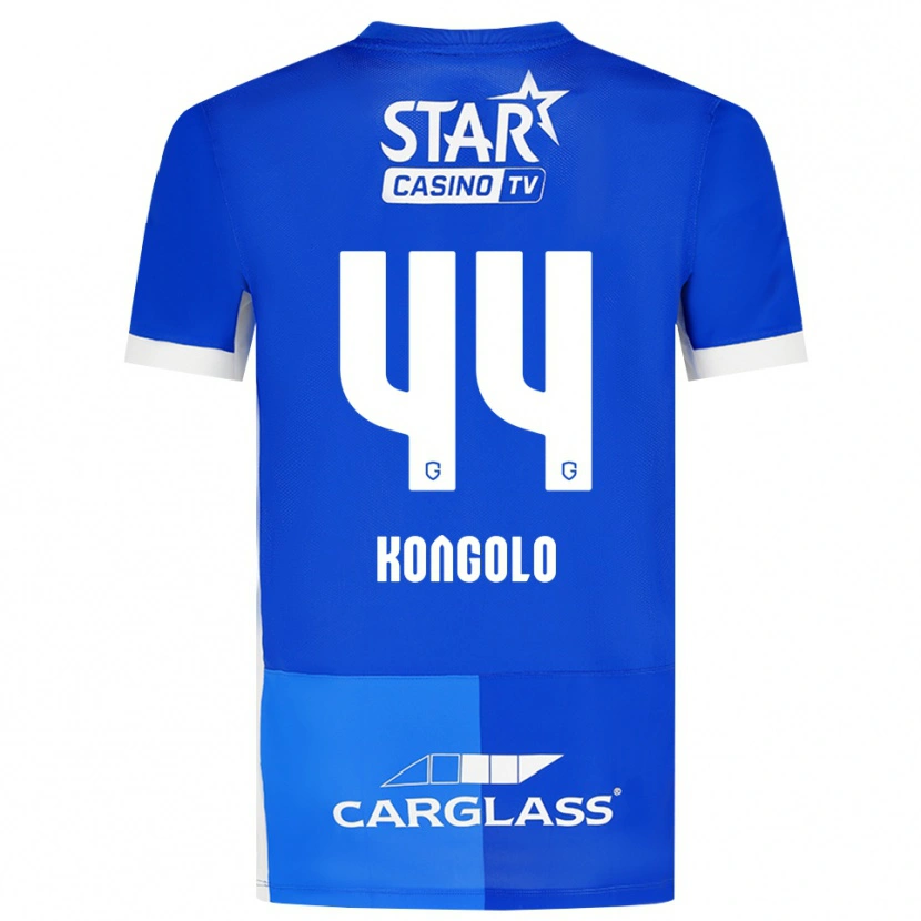 Danxen Heren Josué Kongolo #44 Mediumblauw Koninklijkblauw Wit Thuisshirt Thuistenue 2026/27 T-Shirt