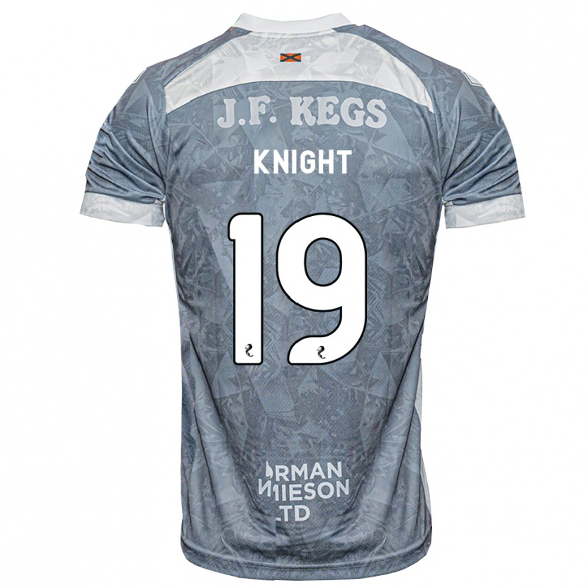 Danxen Heren Maya Knight #19 Lichtleigrijs Uitshirt Uittenue 2026/27 T-Shirt