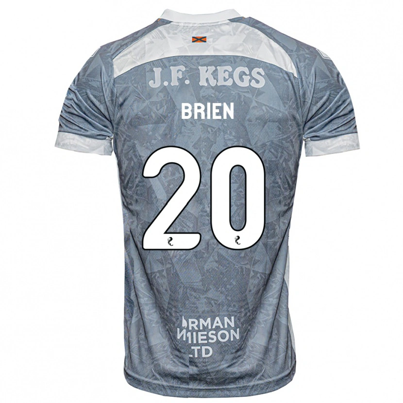Danxen Heren Freya Brien #20 Lichtleigrijs Uitshirt Uittenue 2026/27 T-Shirt