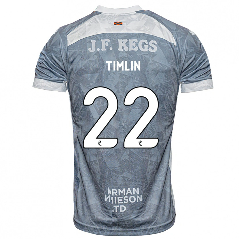 Danxen Heren Sophie Timlin #22 Lichtleigrijs Uitshirt Uittenue 2026/27 T-Shirt