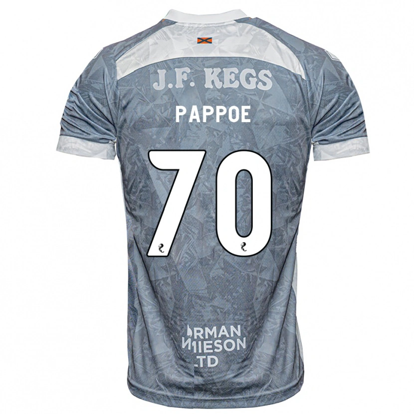 Danxen Heren Isaac Pappoe #70 Lichtleigrijs Uitshirt Uittenue 2026/27 T-Shirt