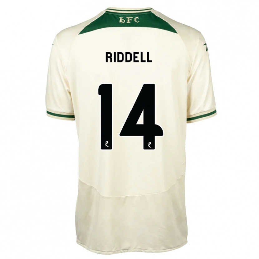 Danxen Heren Jaden Riddell #14 Wit Bosgroen Uitshirt Uittenue 2026/27 T-Shirt