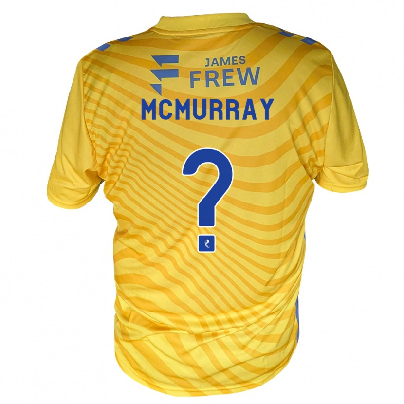 Danxen Heren Harry Mcmurray #0 Koningsblauw Geel Uitshirt Uittenue 2026/27 T-Shirt