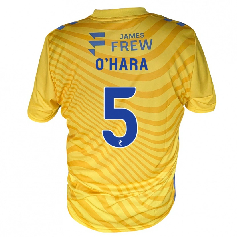 Danxen Heren Mark O'hara #5 Koningsblauw Geel Uitshirt Uittenue 2026/27 T-Shirt
