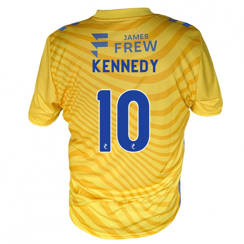 Danxen Heren Matty Kennedy #10 Koningsblauw Geel Uitshirt Uittenue 2026/27 T-Shirt