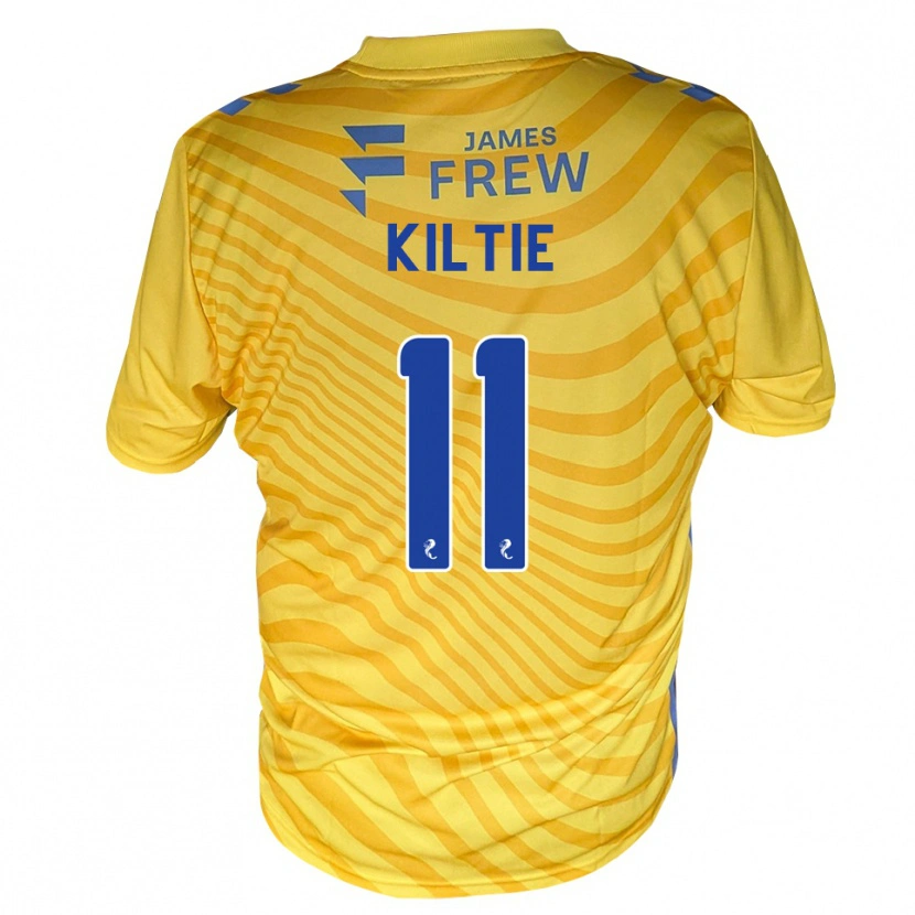 Danxen Heren Greg Kiltie #11 Koningsblauw Geel Uitshirt Uittenue 2026/27 T-Shirt