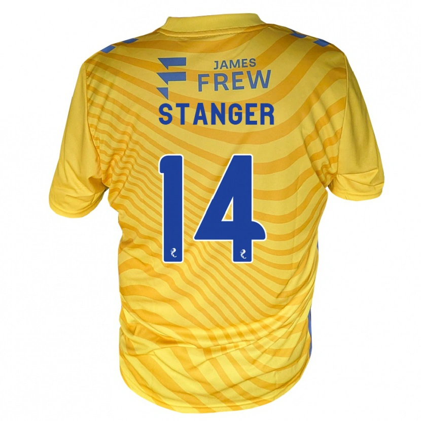 Danxen Heren George Stanger #14 Koningsblauw Geel Uitshirt Uittenue 2026/27 T-Shirt