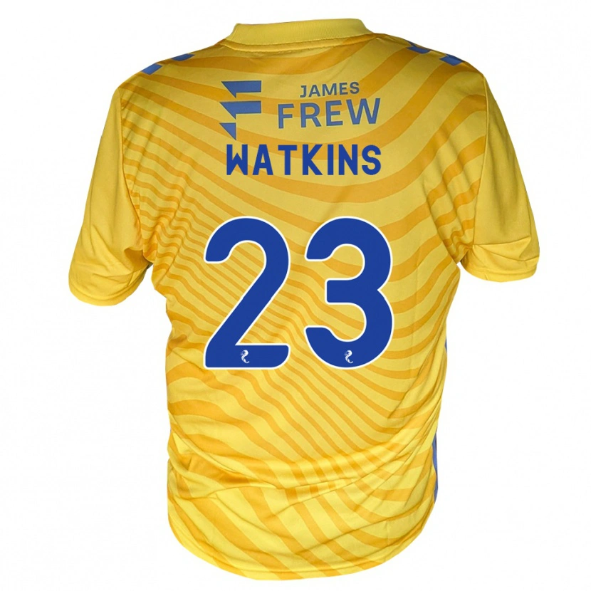 Danxen Heren Marley Watkins #23 Koningsblauw Geel Uitshirt Uittenue 2026/27 T-Shirt