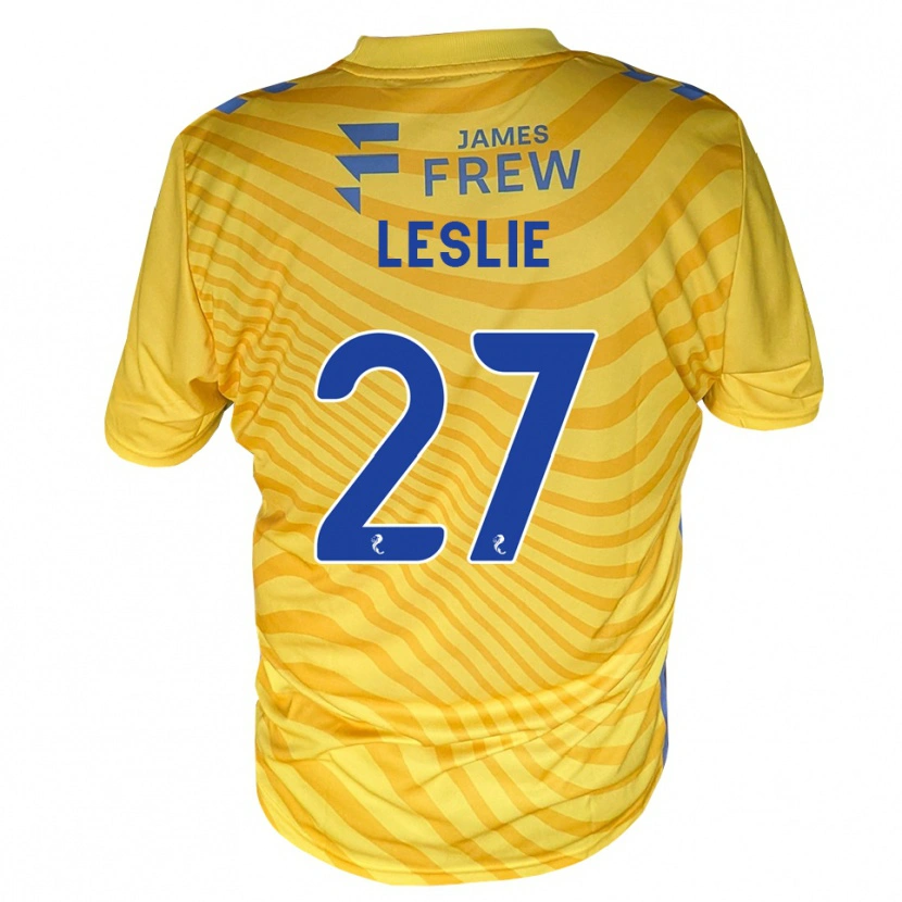 Danxen Heren Kian Leslie #27 Koningsblauw Geel Uitshirt Uittenue 2026/27 T-Shirt