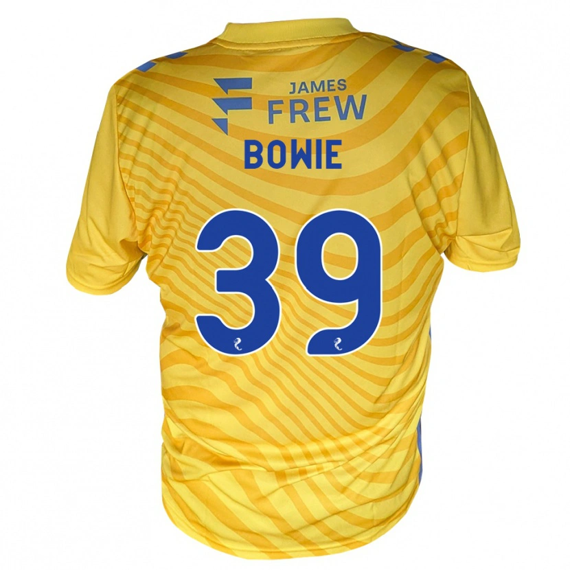 Danxen Heren Euan Bowie #39 Koningsblauw Geel Uitshirt Uittenue 2026/27 T-Shirt