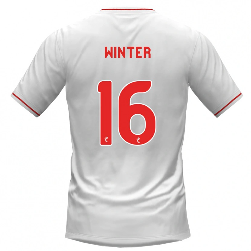 Danxen Heren Andy Winter #16 Wit Rood Uitshirt Uittenue 2026/27 T-Shirt