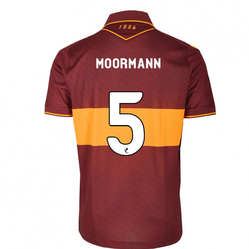 Danxen Heren Martin Moormann #5 Oranje Kastanjebruin Uitshirt Uittenue 2026/27 T-Shirt