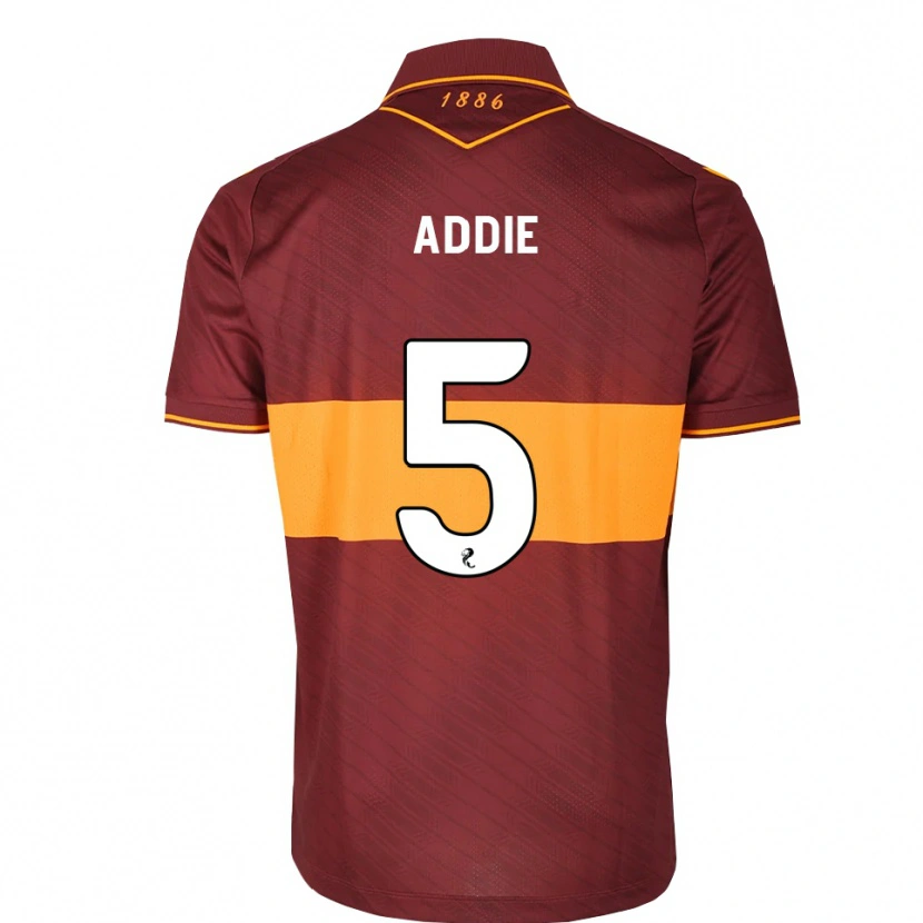 Danxen Heren Jo Addie #5 Oranje Kastanjebruin Uitshirt Uittenue 2026/27 T-Shirt