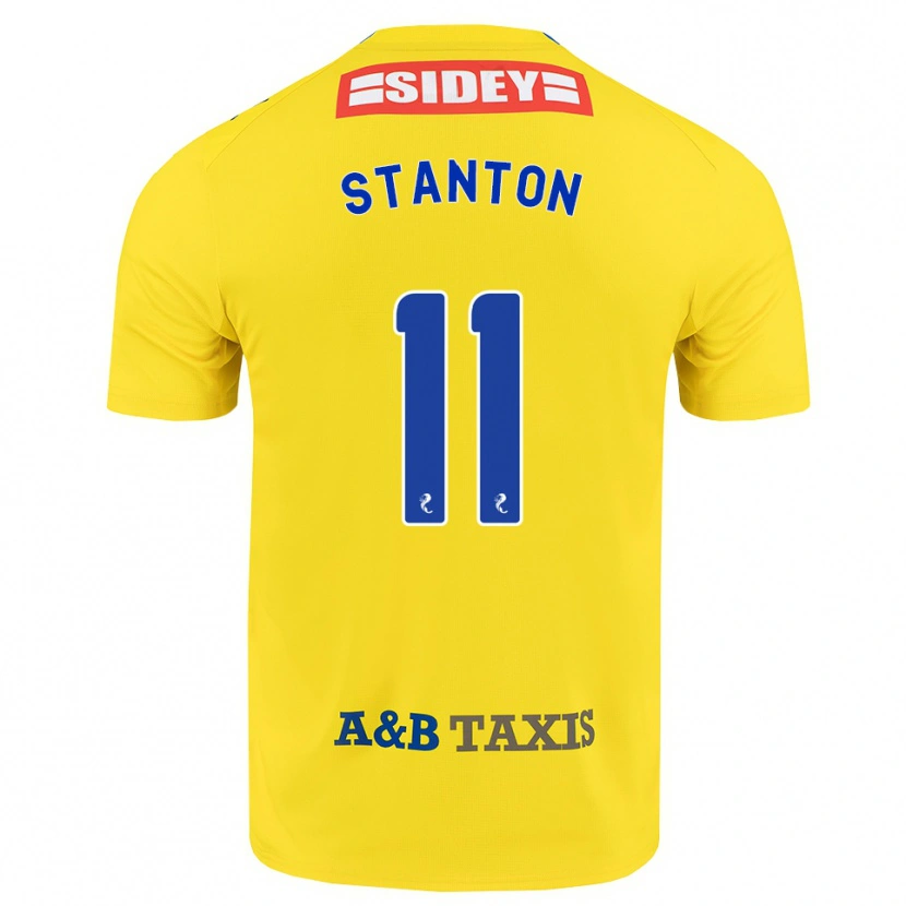 Danxen Heren Sam Stanton #11 Geel Blauw Zwart Uitshirt Uittenue 2026/27 T-Shirt
