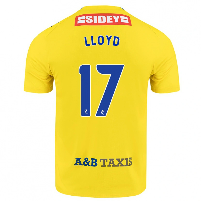 Danxen Heren Louis Lloyd #17 Geel Blauw Zwart Uitshirt Uittenue 2026/27 T-Shirt