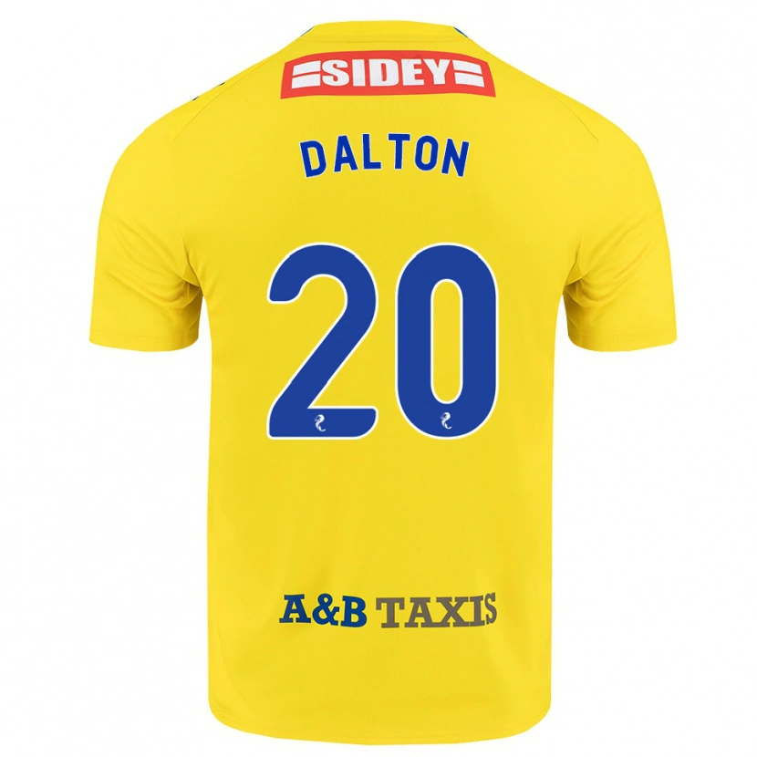 Danxen Heren Sean Dalton #20 Geel Blauw Zwart Uitshirt Uittenue 2026/27 T-Shirt