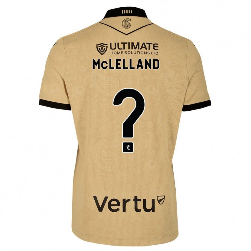 Danxen Heren Kenzie Mclelland #0 Burlywood Zwart Uitshirt Uittenue 2026/27 T-Shirt