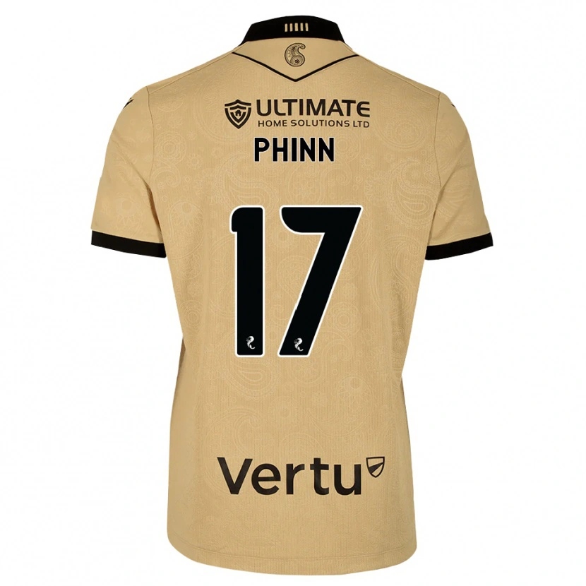 Danxen Heren Shaun Phinn #17 Burlywood Zwart Uitshirt Uittenue 2026/27 T-Shirt