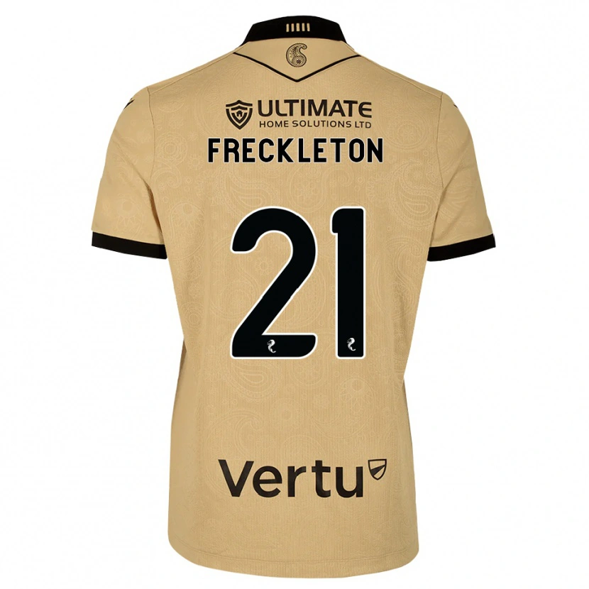 Danxen Heren Miguel Freckleton #21 Burlywood Zwart Uitshirt Uittenue 2026/27 T-Shirt