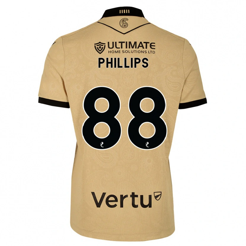 Danxen Heren Killian Phillips #88 Burlywood Zwart Uitshirt Uittenue 2026/27 T-Shirt